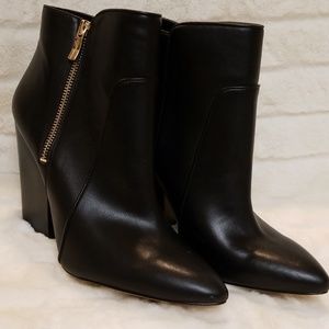 BCBG Block Heel Black Ankle Boots